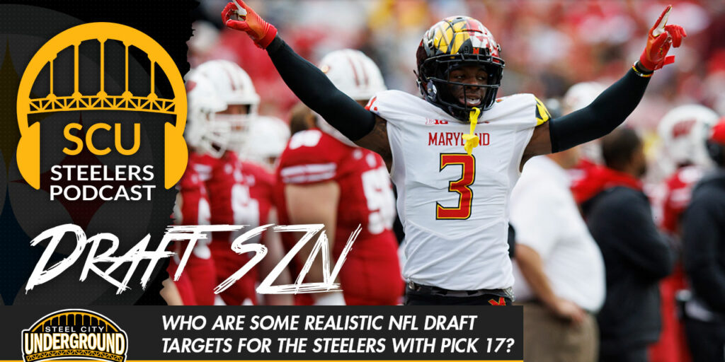 Who are some realistic NFL Draft targets for the Steelers with pick 17?