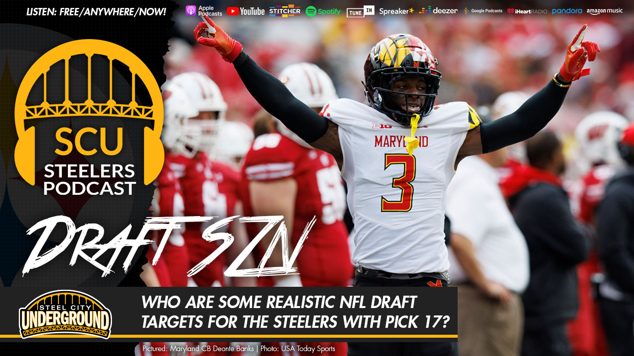 Who are some realistic NFL Draft targets for the Steelers with pick 17?