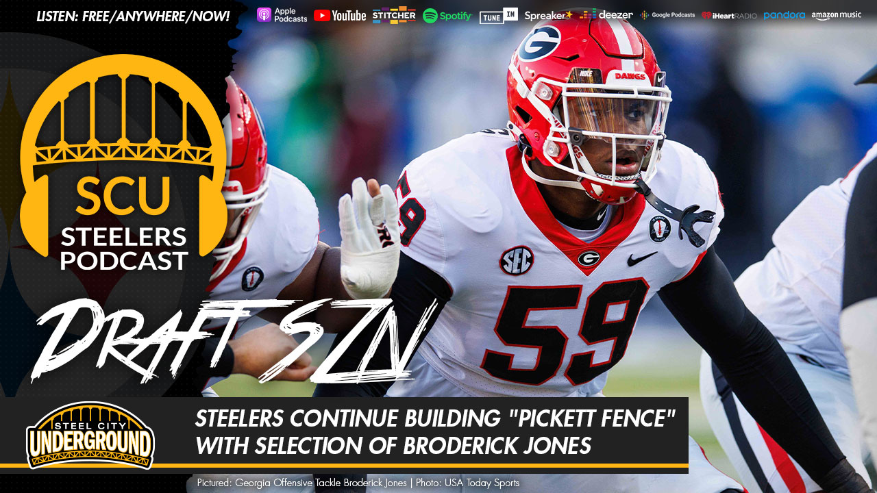 Steelers continue building "Pickett Fence" with selection of Broderick Jones