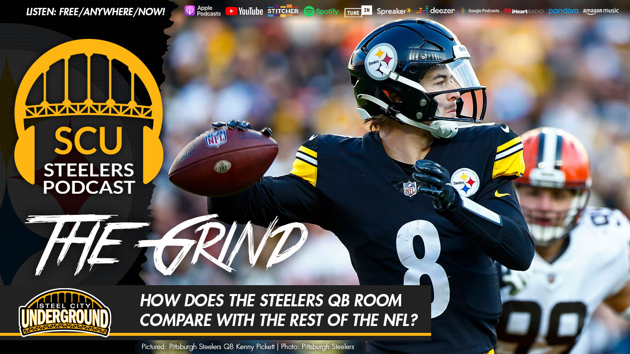 How does the Steelers QB room compare with the rest of the NFL?