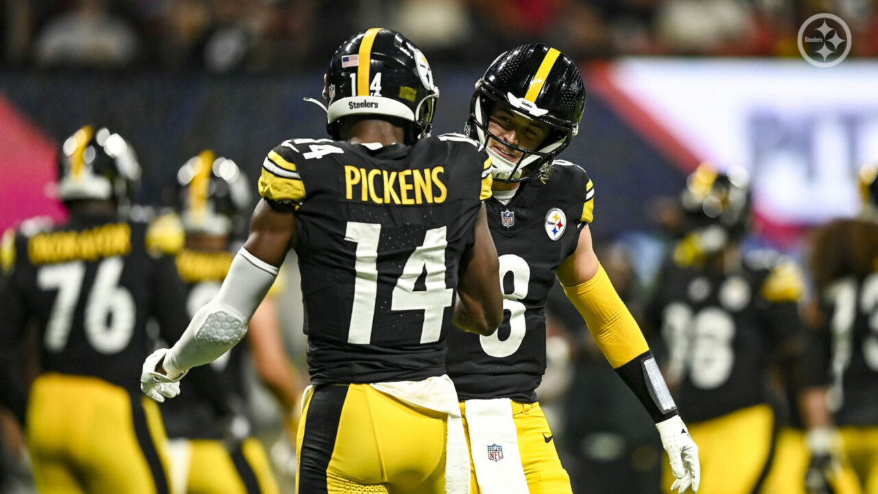 Pittsburgh Steelers WR George Pickens & QB Kenny Pickett