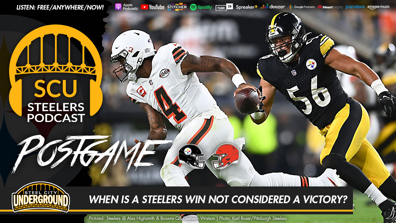 When is a Steelers win not considered a victory?