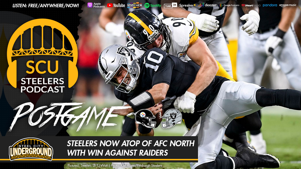 Steelers now atop of AFC North with win against Raiders