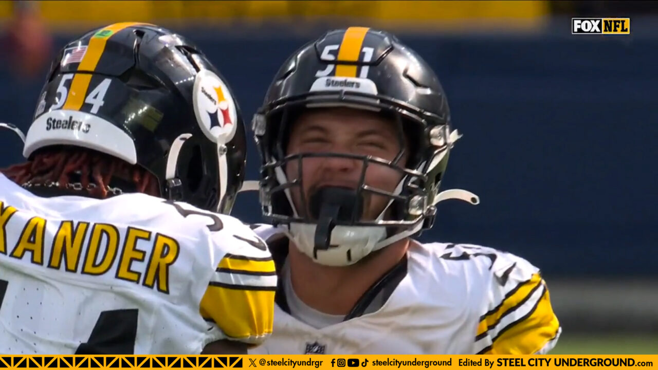 Steelers LB Nick Herbig sacks Matthew Stafford