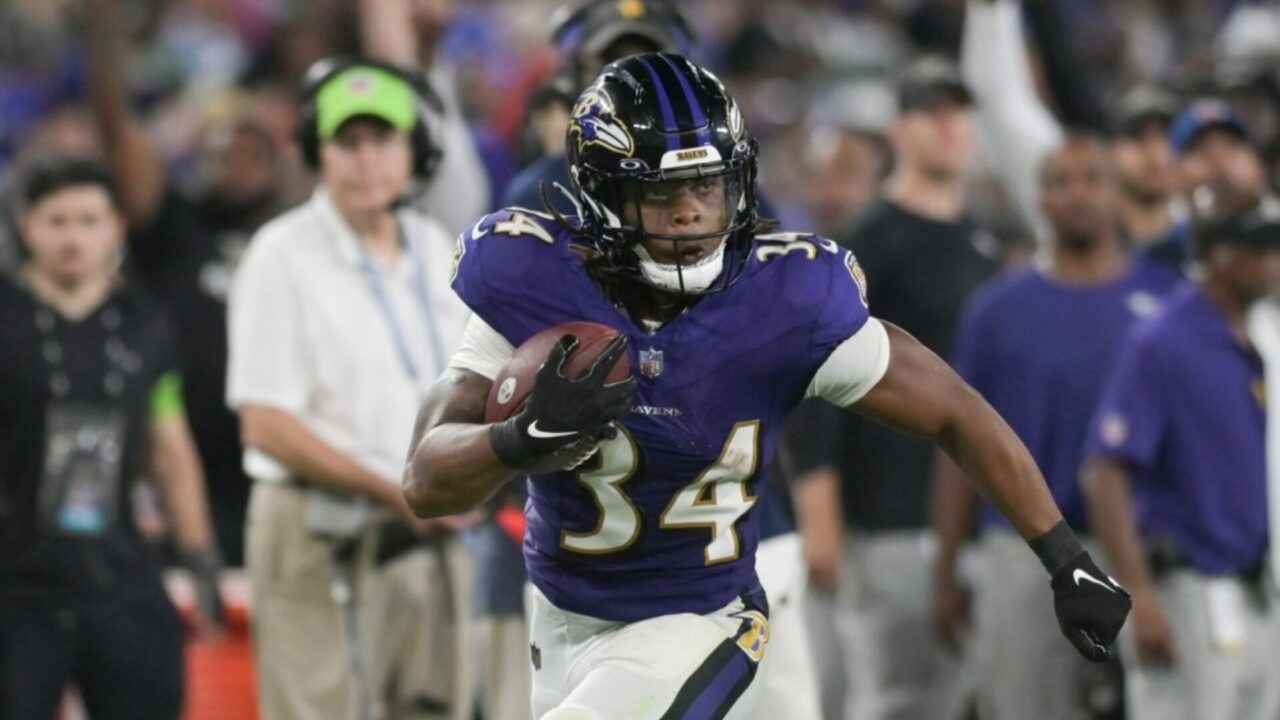 Keaton Mitchell Baltimore Ravens