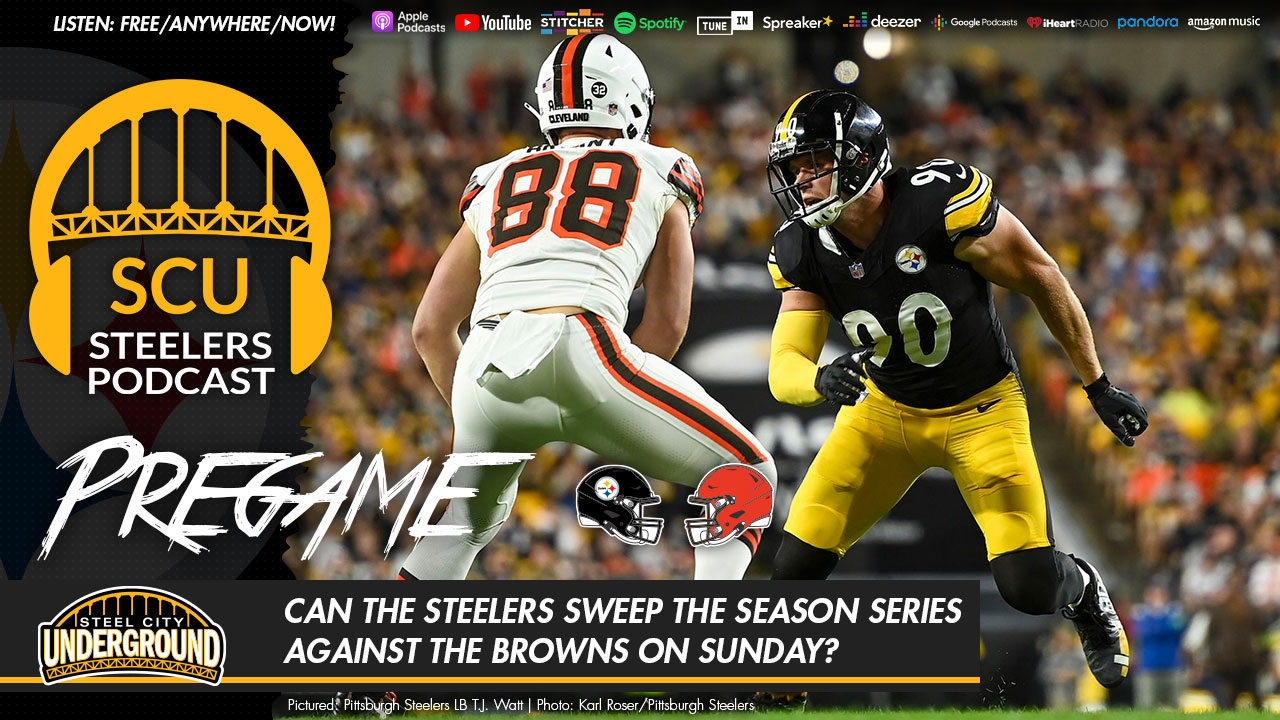 Can the Steelers sweep the season series against the Browns on Sunday?
