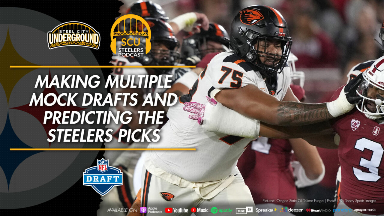 Making multiple mock drafts and predicting the Steelers picks
