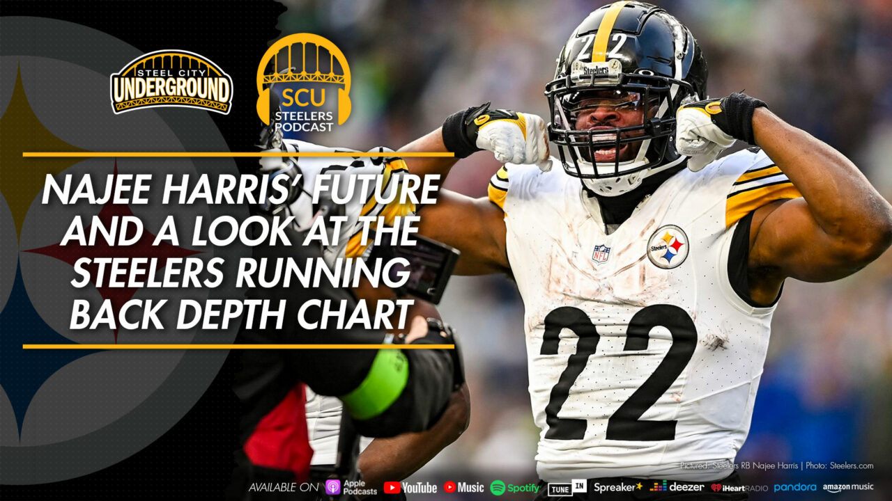 Najee Harris’ future and a look at the Steelers running back depth chart