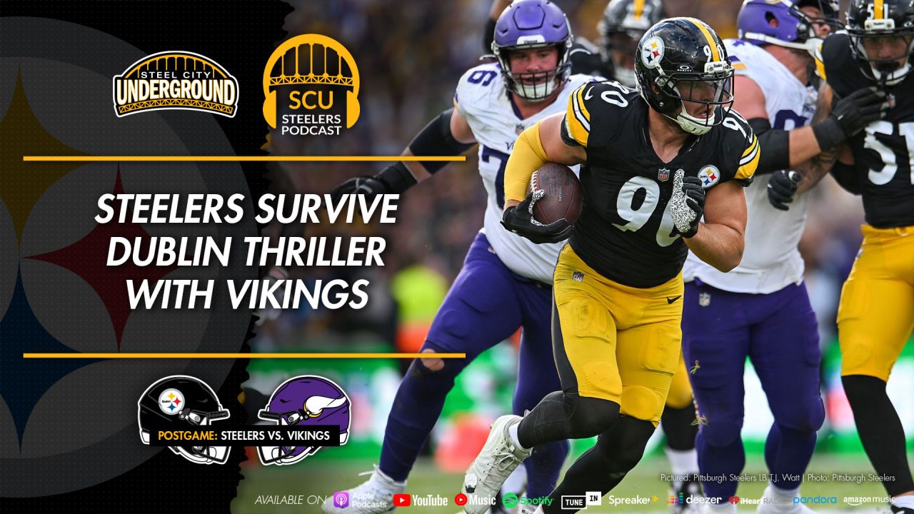 Steelers survive Dublin thriller with Vikings