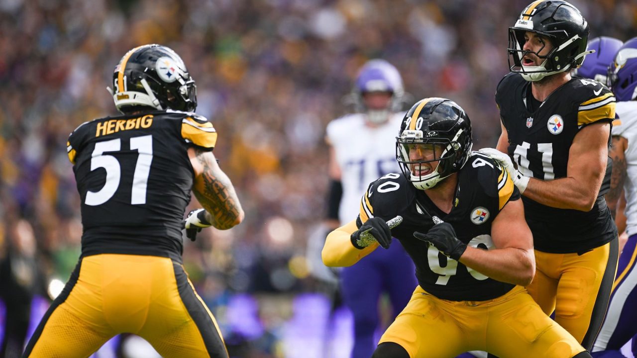 Pittsburgh Steelers LB Nick Herbig & LB T.J. Watt