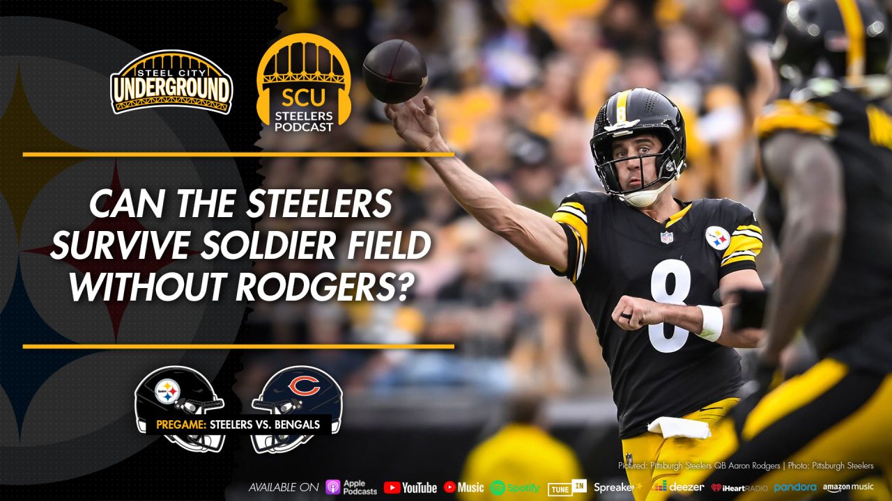 Can the Steelers survive Soldier Field without Rodgers?