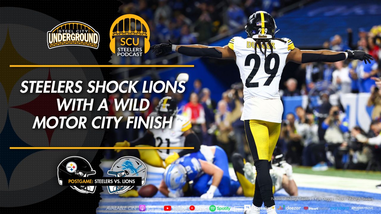Steelers shock Lions with a wild Motor City finish
