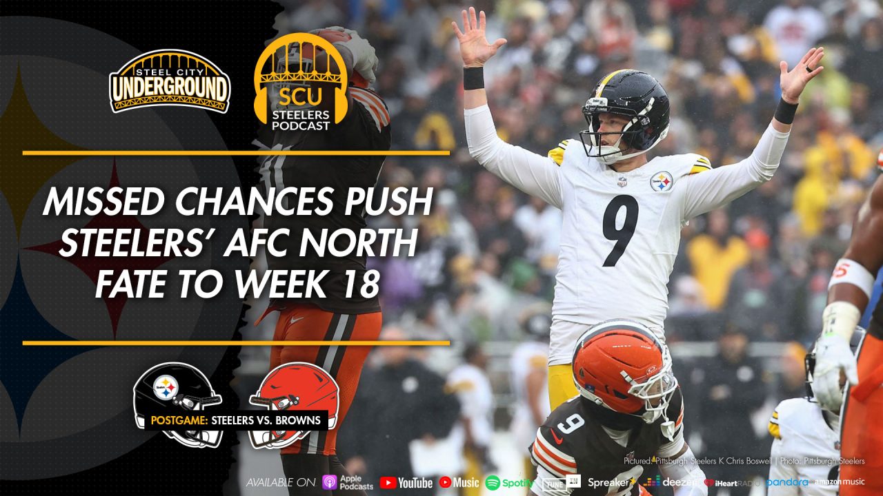 Missed chances push Steelers’ AFC North fate to Week 18