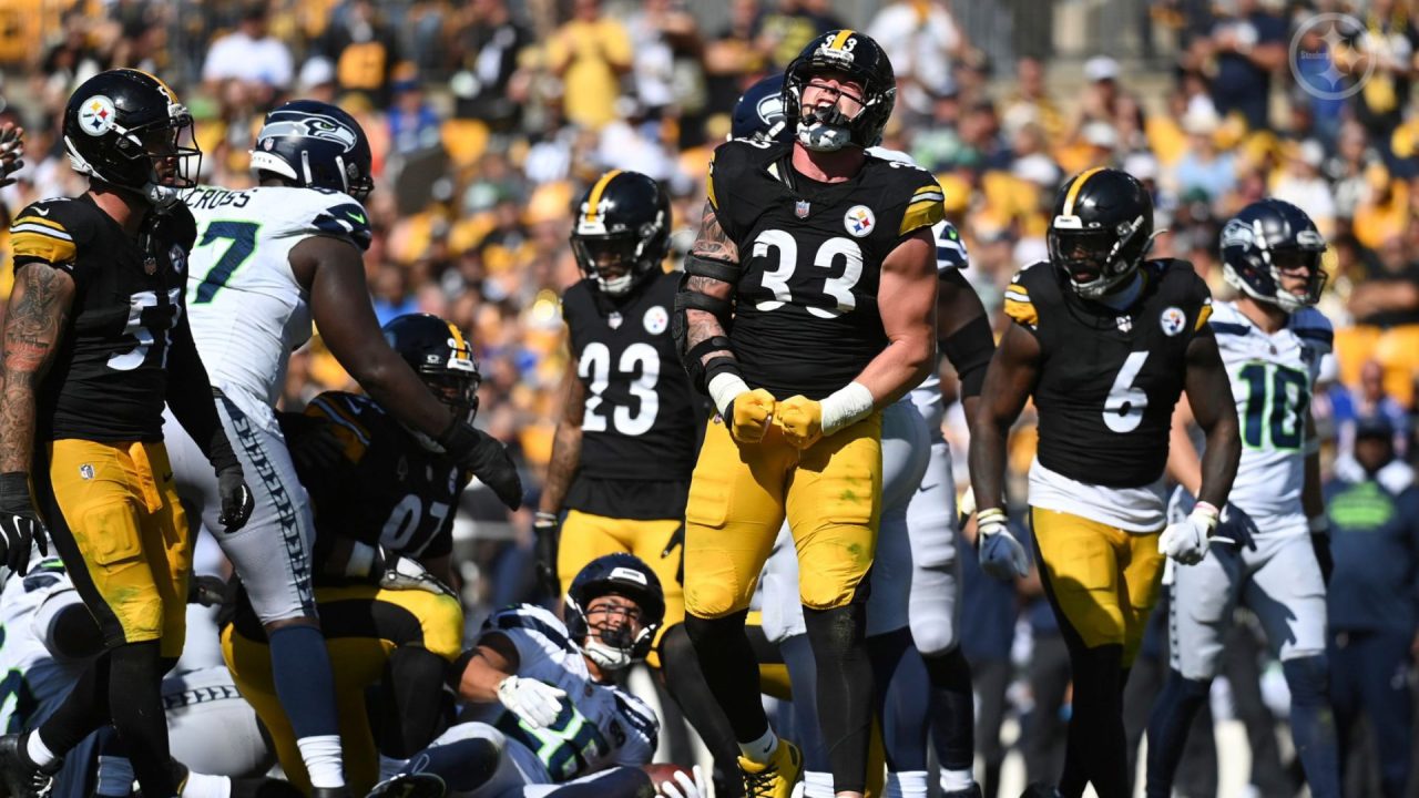 Pittsburgh Steelers LB Jack Sawyer sacks Houston Texans QB C.J. Stroud