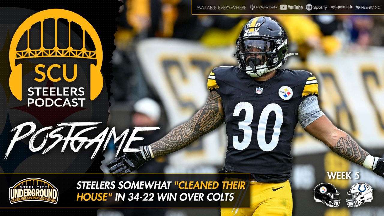 Steelers somewhat "cleaned their house" in 34-22 win over Colts